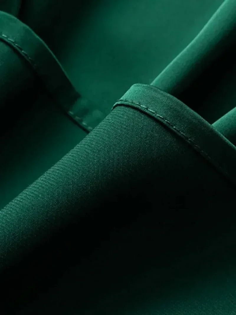 Elegant SILK Satin Blouse - Palm and Thread