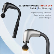 Fascia Gun with Extended Handle and Elbow - Palm and Thread