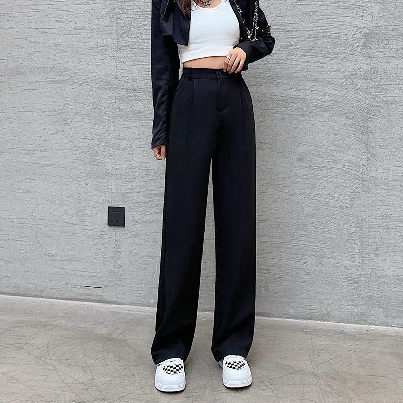 High Waist Suit Wide Leg - Palm and Thread
