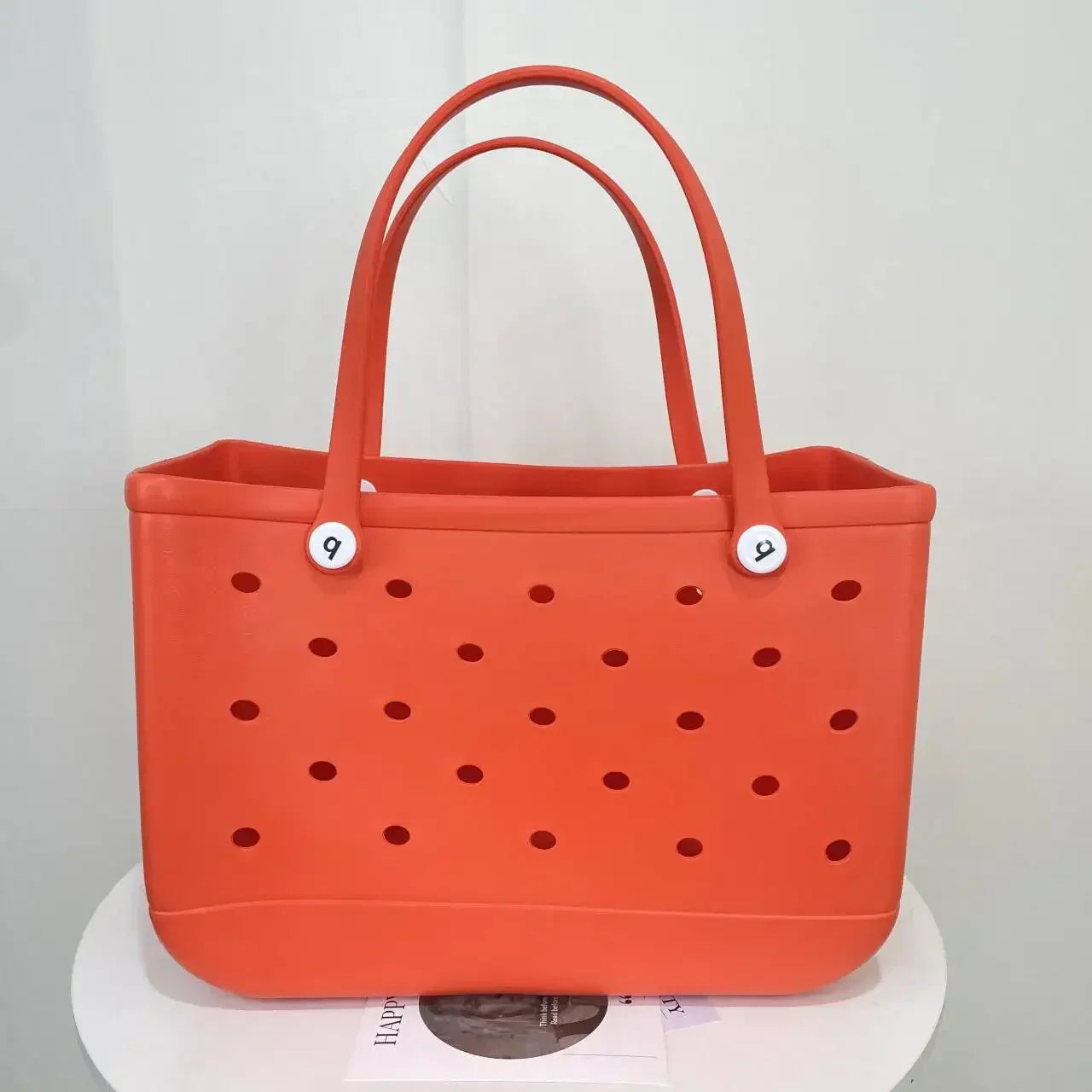 Croc Beach Tote Rubber Waterproof Bag - Palm and Thread
