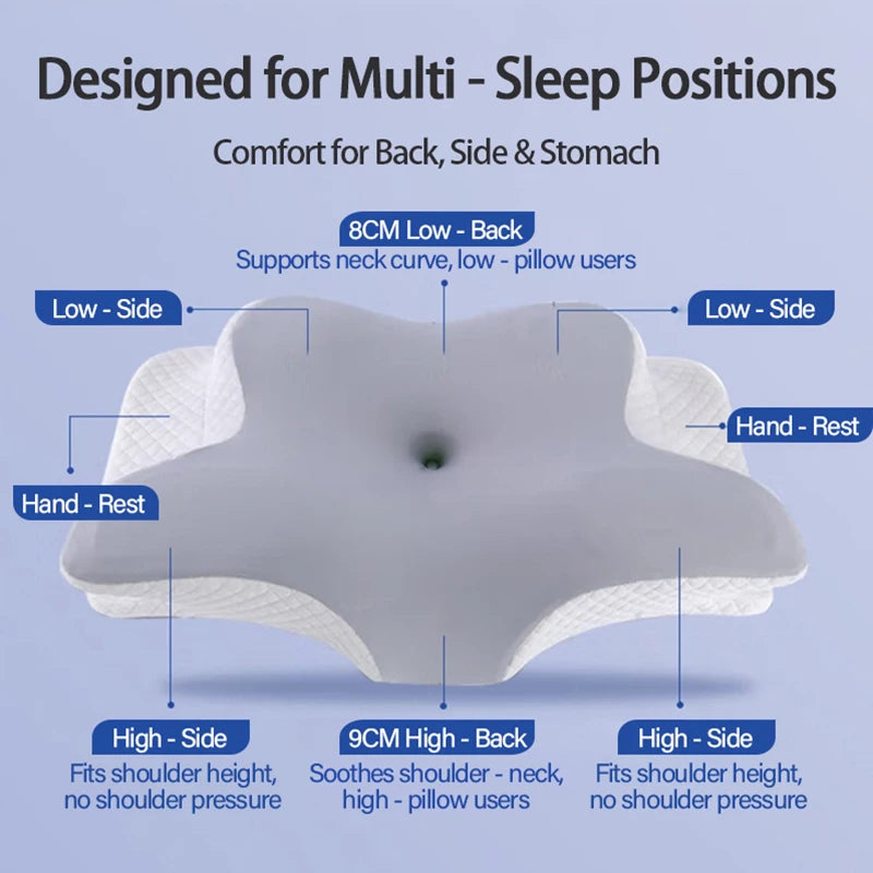 Foam Pillow Relaxing Cervical - Palm and Thread
