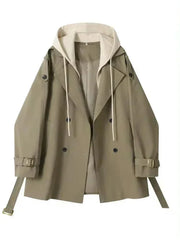 Flowy Casual Trench Coat - Palm and Thread