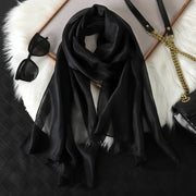 New Print Chiffon Scarf Shawl - Palm and Thread