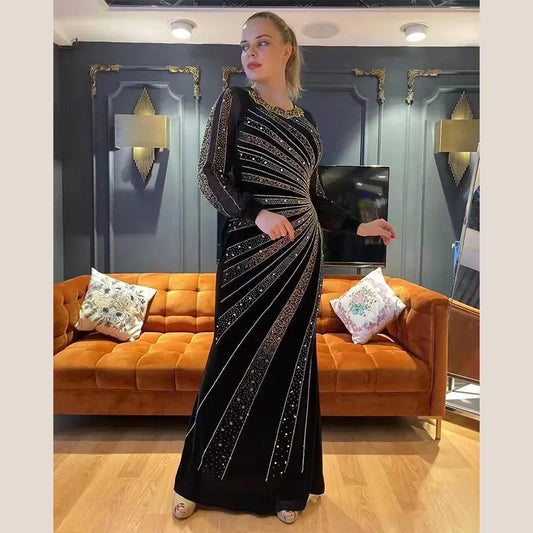 Noble Diamond Robe Dress - Palm and Thread