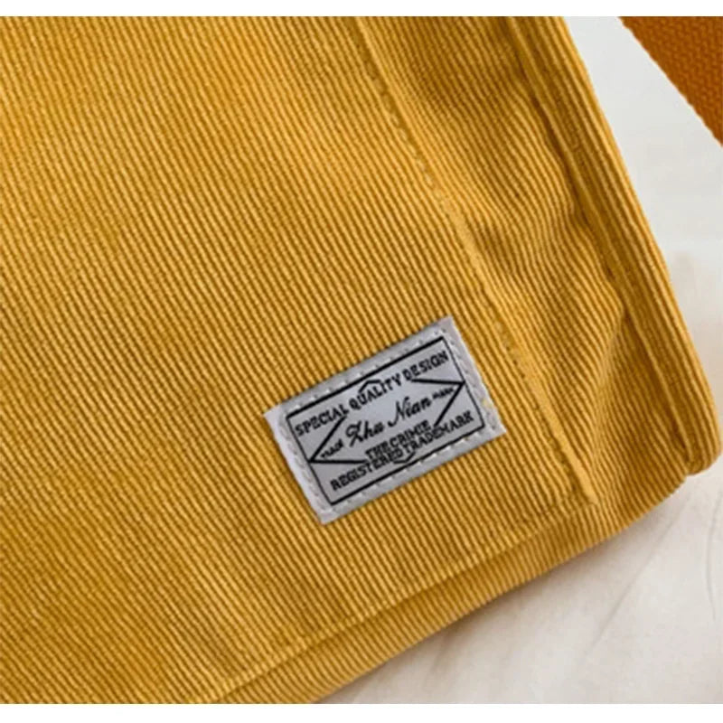 Simple Corduroy HandBag - Palm and Thread