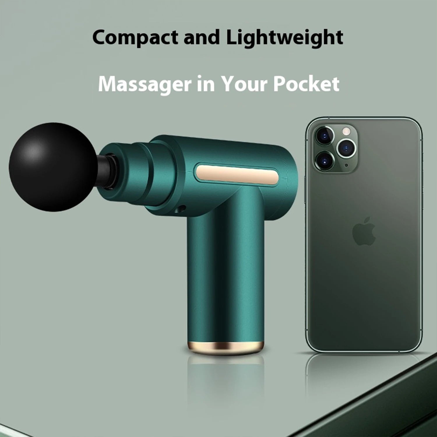 Portable Fascia Gun Deep Tissue Massage - Palm and Thread