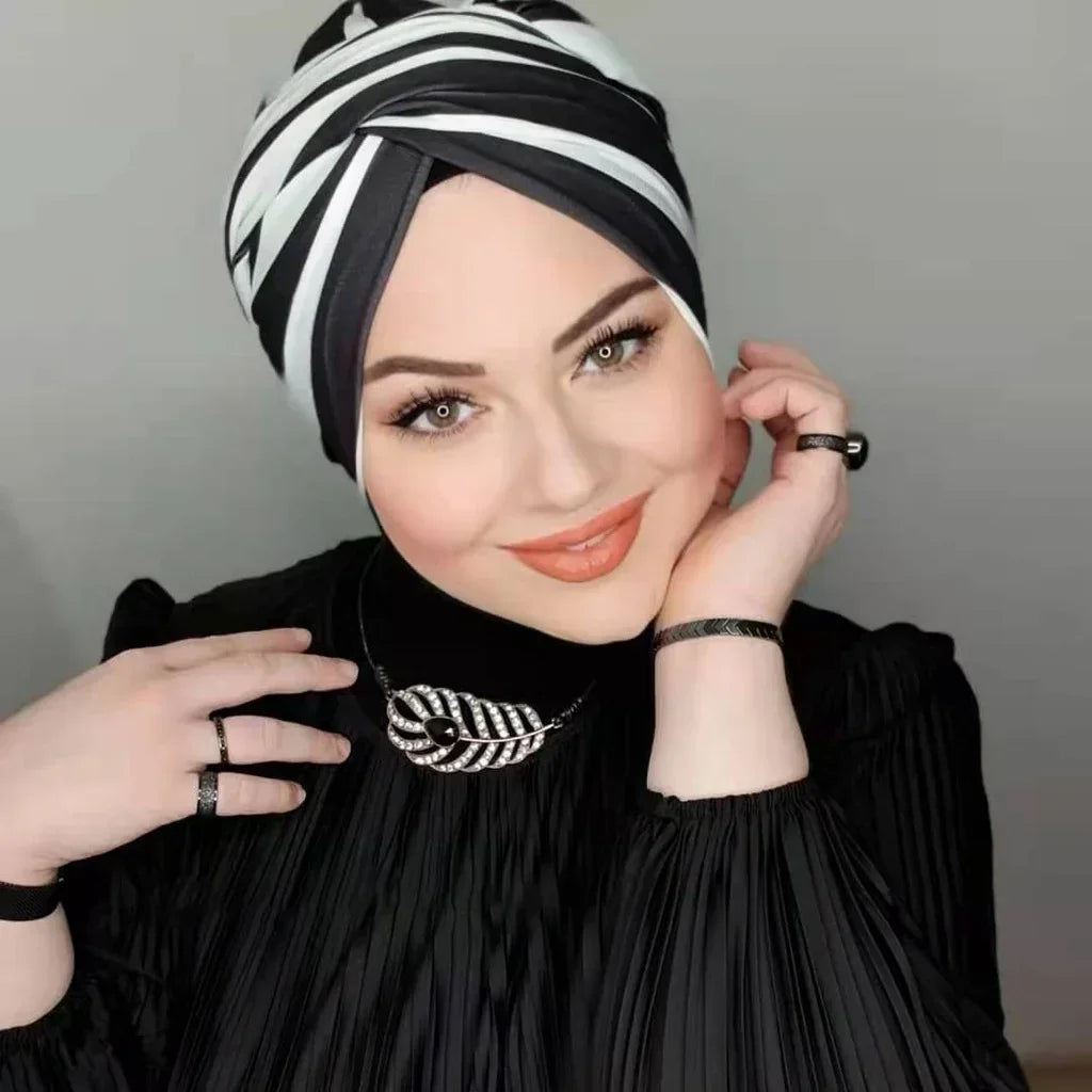 Modest Hijab Undercap Instant Wrap - Palm and Thread