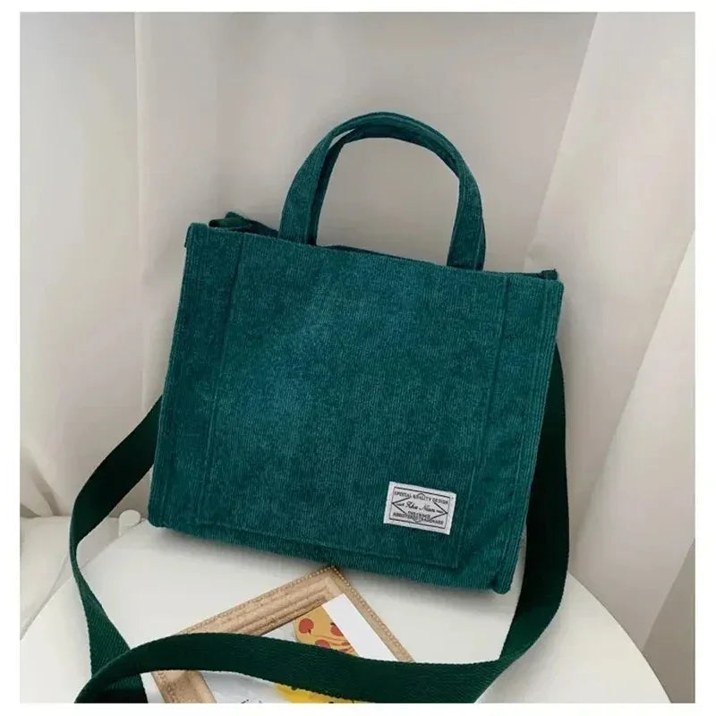 Simple Corduroy HandBag - Palm and Thread