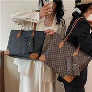 Large-capacity retro shoulder bag - Palm and Thread