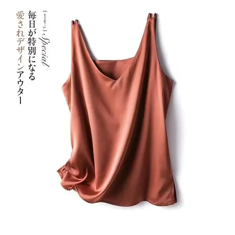 Elegant SILK Satin Blouse - Palm and Thread