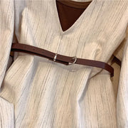 Print Minimalist Elegant Blouse - Palm and Thread