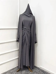 3 Piece Abaya Modest Dress Kaftan - Palm and Thread
