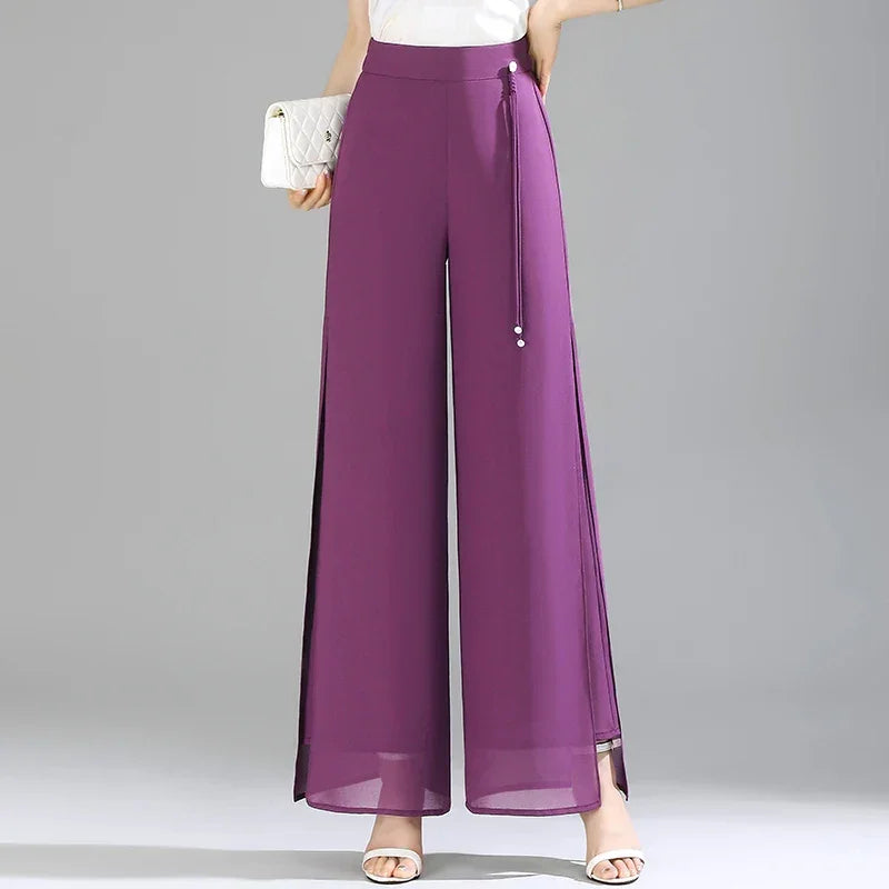 Double Layer Chiffon Pant - Palm and Thread