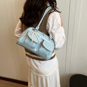 Trendy Bow Underarm Pillow Bag