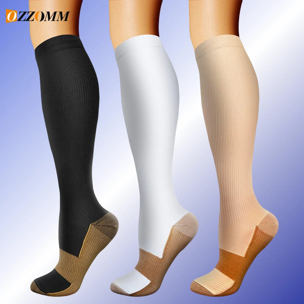 Copper Fiber Compression Socks - Palm and Thread