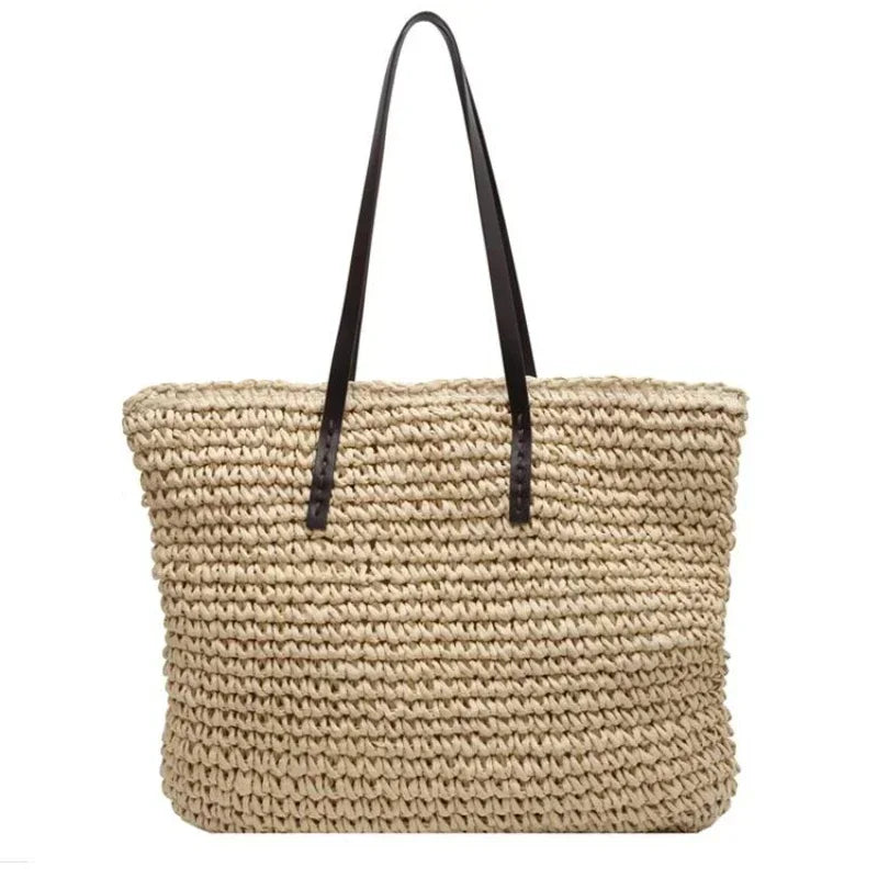 Grass Woven Fashion Shoulder Bag - Palm and Thread