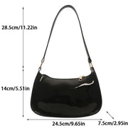Vintage Patent Leather Shoulder Bag - Palm and Thread