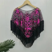 Sequin Bead Sling Slim Fit Straight Tank Top - Palm and Thread