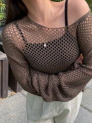 Mesh Vintage Sweater - Palm and Thread