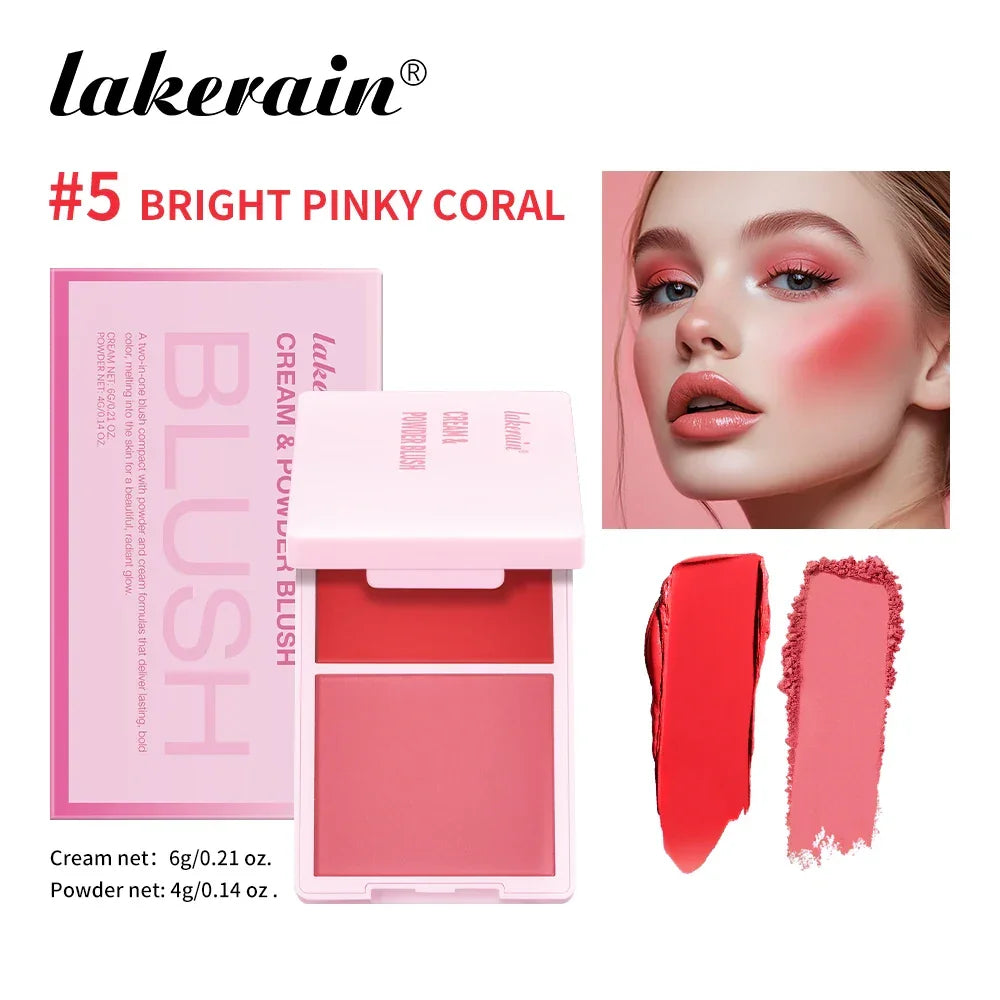 Cream & Powder Blush Palette - Palm and Thread