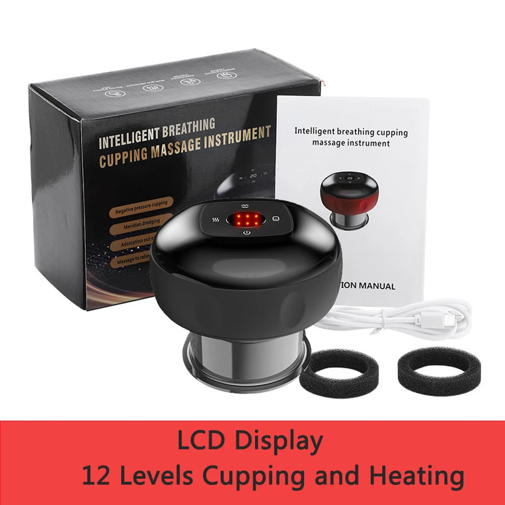 Intelligent Vacuum Cupping Massage Device - Palm and Thread