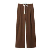 Double Waistband Wide Leg Pant - Palm and Thread