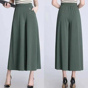 Elastic High Waist Wide Leg Pant - Palm and Thread