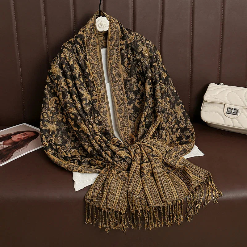 Luxury Brand Cashmere Scarf Printed - Palm and Thread