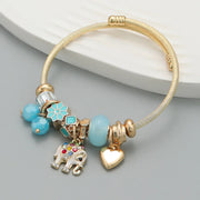 Fashion Multi Element Stainless Steel Panadora - Palm and Thread