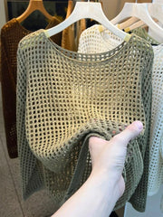 Mesh Vintage Sweater - Palm and Thread
