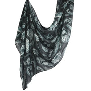 New Watercolor Tie-Dye Cotton Scarf - Palm and Thread