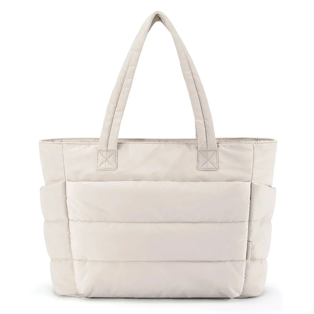 Large Capacity Solid Color Handbag - Palm and Thread
