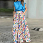 Fashion Shirt Elegant Wide Leg Pants Set - Palm and Thread