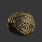 Multicolor Polyester Folds Turban Ribbon Wrap - Palm and Thread