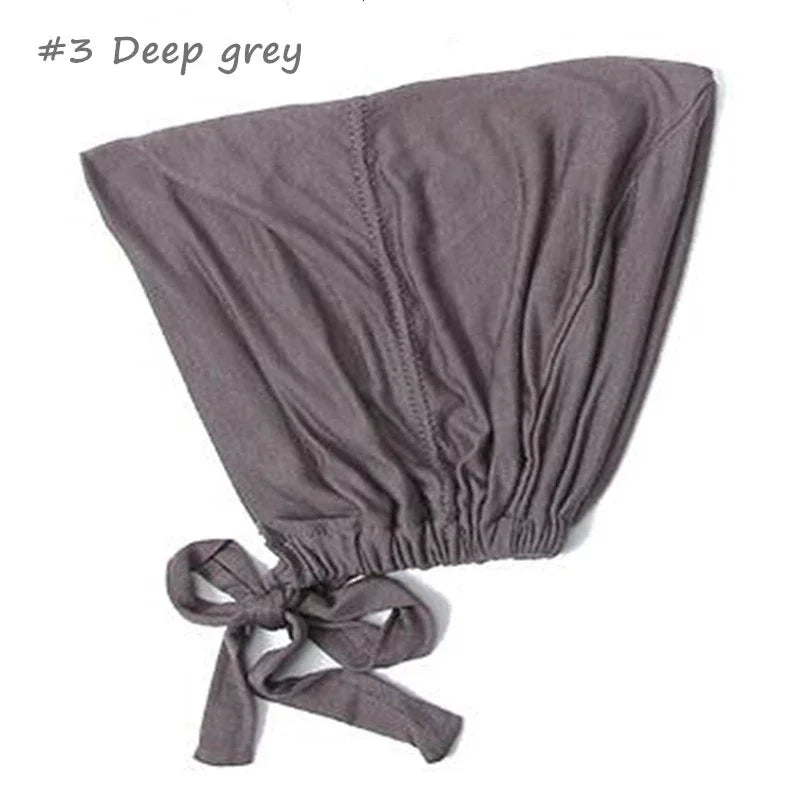 New Soft Turban Hat Inner Hijab Cap - Palm and Thread