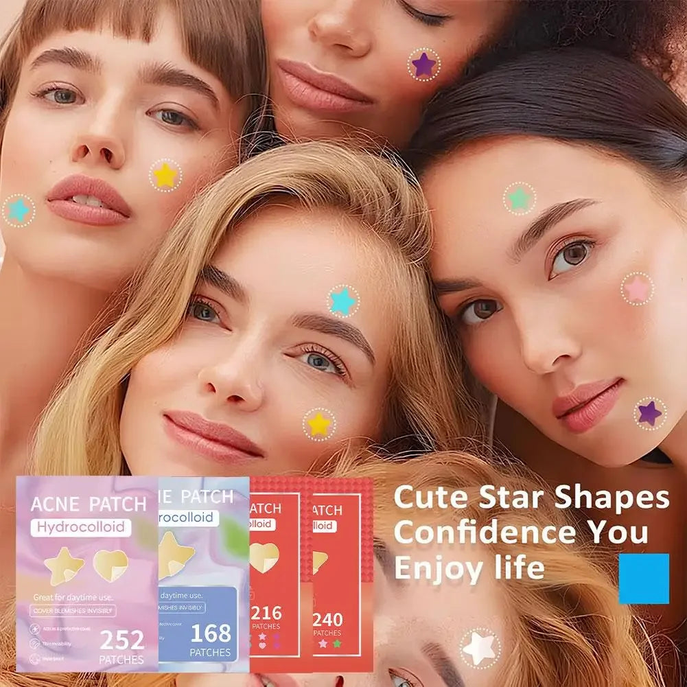 Colorful Star Pimple Patch Acne Removal - Palm and Thread