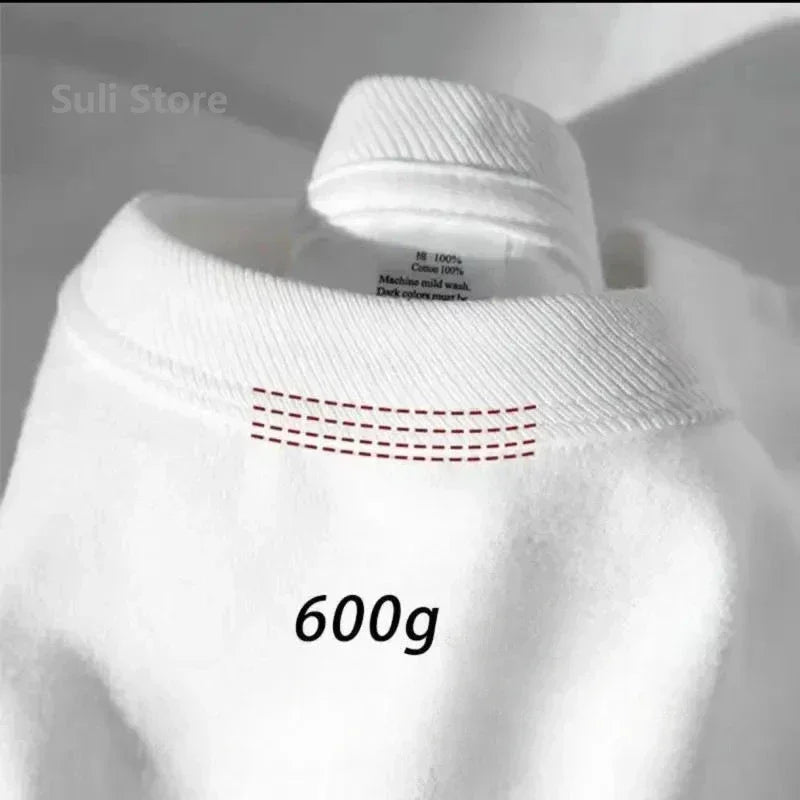 Heavy-duty Cotton Short Sleeved T-shirt