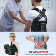 Adjustable Shoulder Straightener Full Back - Palm and Thread