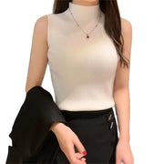 Turtleneck Sleeveless Vest - Palm and Thread