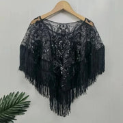 Sequin Bead Sling Slim Fit Straight Tank Top - Palm and Thread