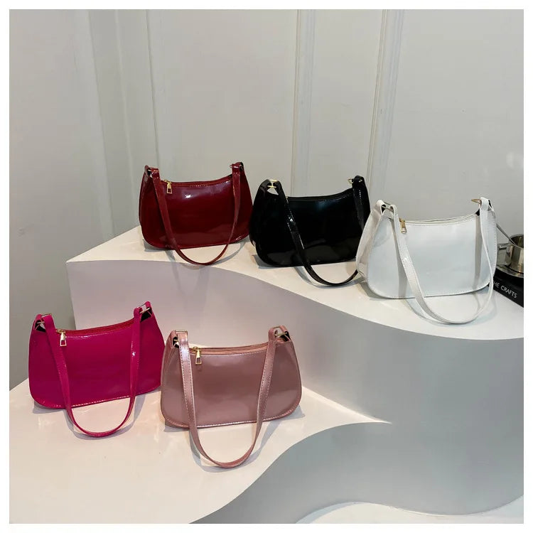 2025 Korean Patent Leather Handbag