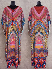 Bohemian Printed Loose Beach Dress - Palm and Thread