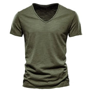 Brand Quality 100% CottonT-shirt V-neck Fashion - Palm and Thread