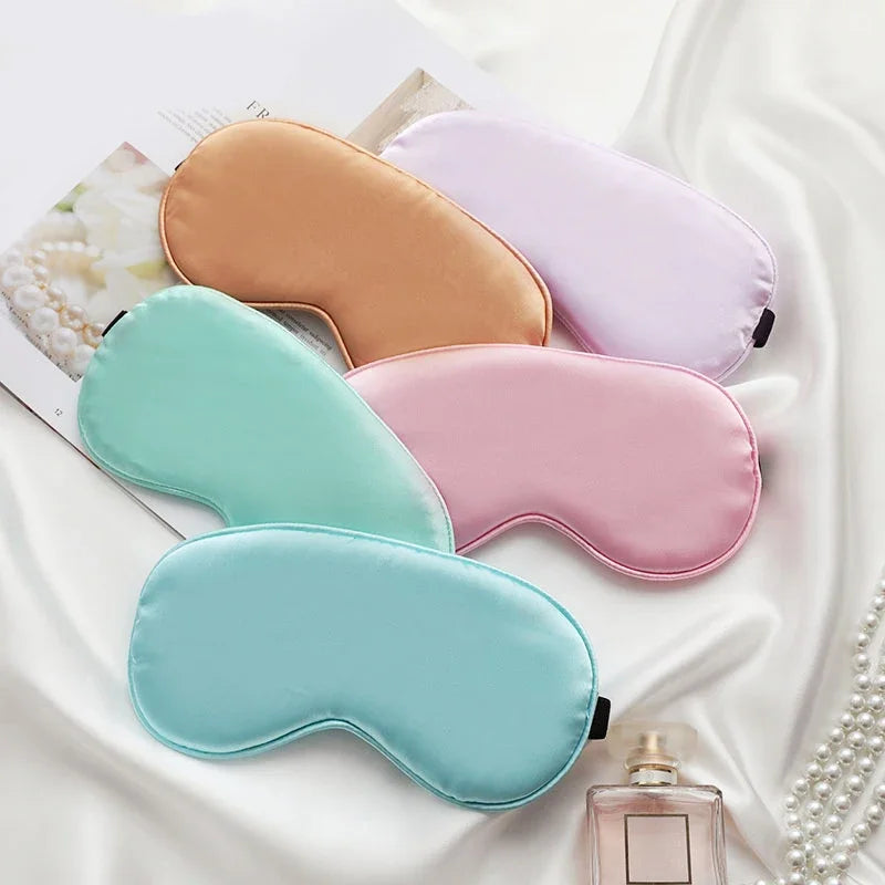 Silk Sleep Eye Mask Padded Shade - Palm and Thread