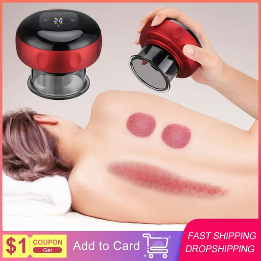 Intelligent Vacuum Cupping Massage Device - Palm and Thread