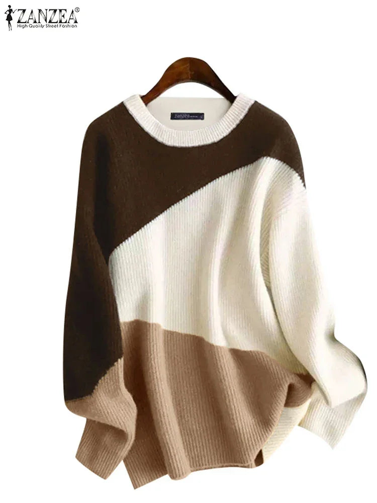 Loose Pullovers Round Neck Top - Palm and Thread