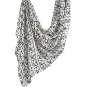 New Watercolor Tie-Dye Cotton Scarf - Palm and Thread
