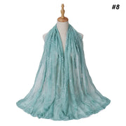 Silk Embroidered Baotou Gauze Fashion Scarf - Palm and Thread