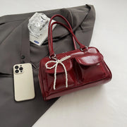 Trendy Bow Underarm Pillow Bag