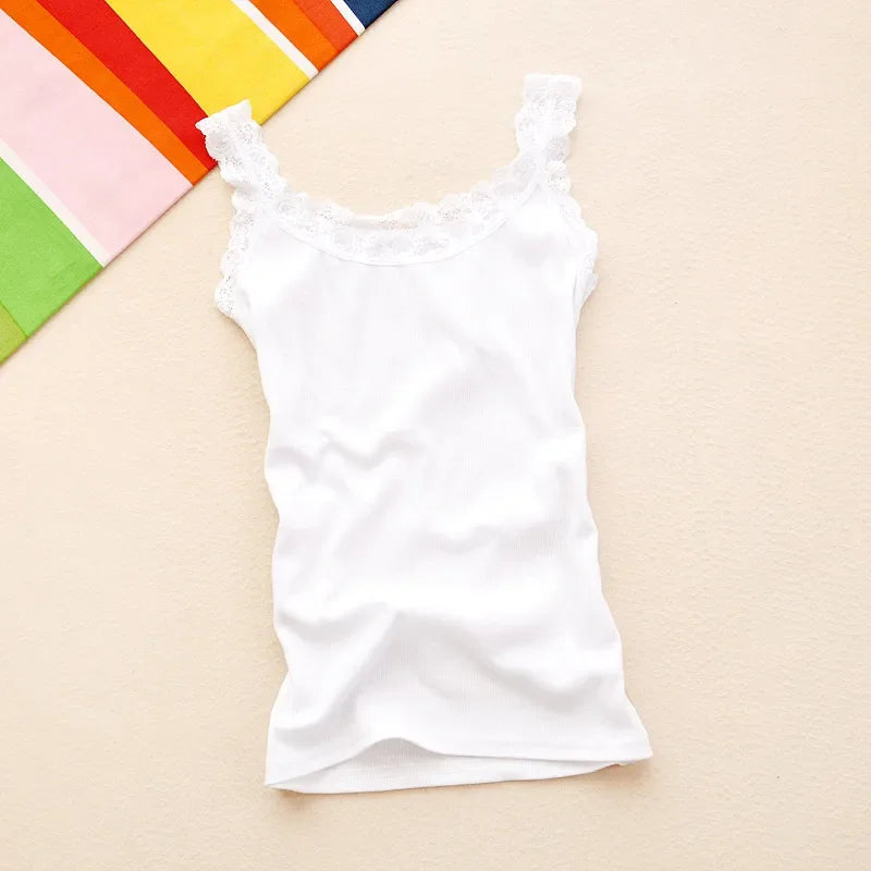 Sleeveless Lace Tank Top - Palm and Thread